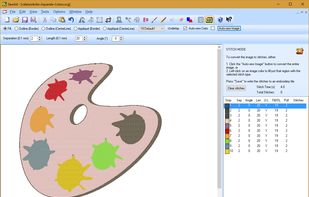 SewArt Embroidery Digitizer screenshot 2