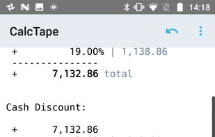 CalcTape screenshot 1