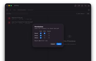 Intuitive permissions editor