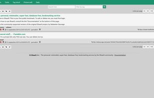 Shaarli screenshot 1