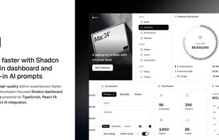 Build admin panel faster with the complete shadcn dashboard kit
