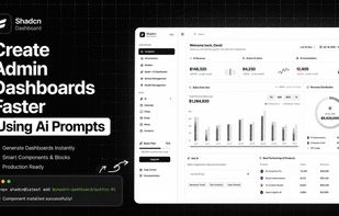 Build a Complete Shadcn Dashboard Using AI Prompts