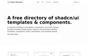 Shadcn Templates screenshot 1