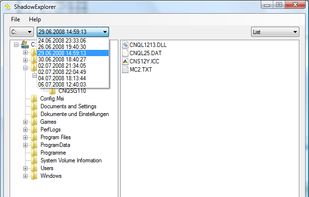 ShadowExplorer screenshot 1