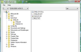 ShadowExplorer screenshot 2