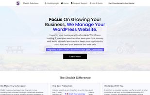 Shaibit Hosting &amp; Wordpress Management screenshot 1
