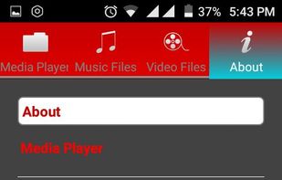 Shake it Media Player screenshot 1