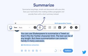 Shakespeare AI Toolbar screenshot 1