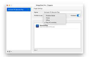 Triggers configuration