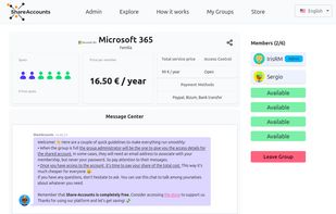 Share-Accounts screenshot 1