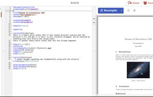 ShareLaTeX screenshot 1