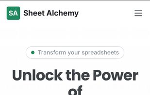 Sheet Alchemy screenshot 1
