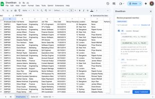 Schema repair detects when a column moves or gets renamed and rewrites your formulas to point at the right data.