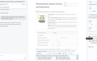 Review and customize question text, choices, correct answers, scoring, and layout directly in the editor.