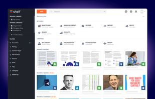 Shelf Knowledge Platform Homepage