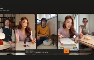 UGC-style product video templates with product-photo upload and an optional avatar reference.