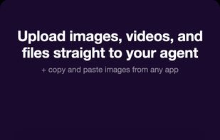 Attach files, photos, or videos from the toolbar