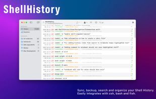 ShellHistory screenshot 1