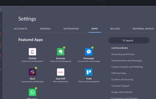 Add all of your favorite apps, and access them right inside Shift!
