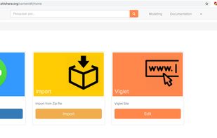 Shio CMS screenshot 2