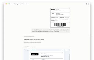 Connect to your AI assistant to create templates