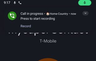 During phone call