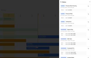 History & Undo actions