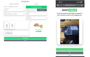 Barcode scanner and record of  sales and expenses. PoS
