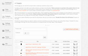 Shopify Pre-Order Manager screenshot 2