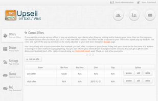 Shopify Upsell on Exit & Visit screenshot 3