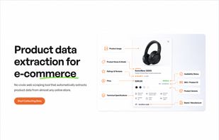 Extract product data from an online store using a no-code platform