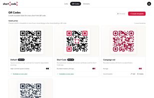 QR Code Templates Light Mode