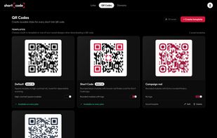 QR Code Templates Dark Mode