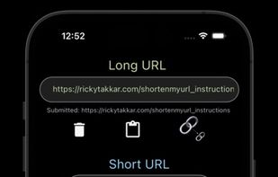 ShortenMyURL screenshot 2