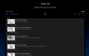 Shot Lister screenshot 1
