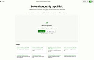 Drop, paste or capture a screenshot; it never leaves your browser.