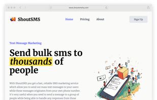 ShoutSMS screenshot 1