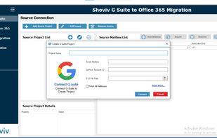 Shoviv Google Drive to OneDrive screenshot 1