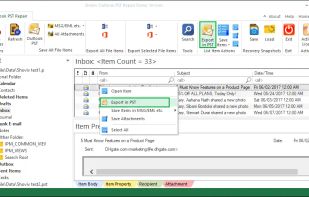 Shoviv Outlook PST Repair Tool screenshot 1