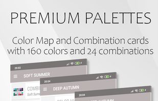 Color maps and combinations palette