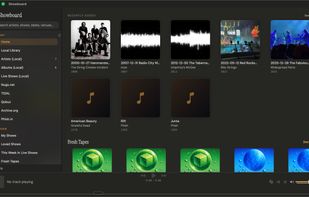 Home. One unified library across all six sources, with Continue Listening, Recently Added, and On This Day.