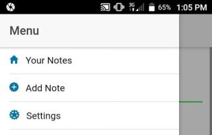 showNote screenshot 2