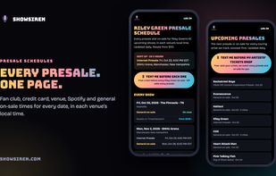 Every presale and on-sale for an artist's tour on one page
