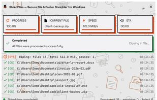 ShredFiles screenshot 3
