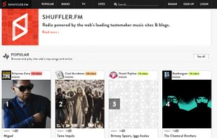 shuffler.fm screenshot 1