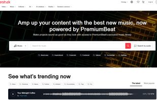 Shutterstock Music screenshot 1