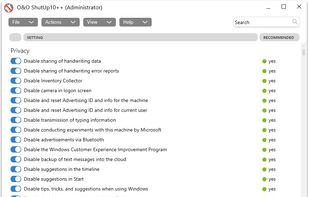 ShutUp10++ screenshot 3