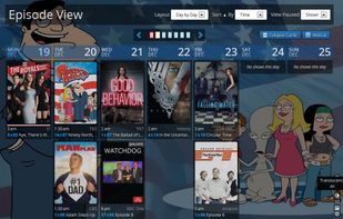 Daily schedule "Day by Day" episode view layout