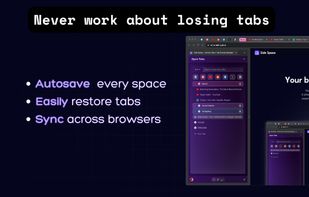 After logging in, users can create up to 5 spaces, benefiting from auto cloud sync. Premium users can create unlimited spaces.