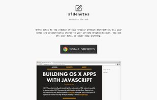 Sidenotes Browser screenshot 1
